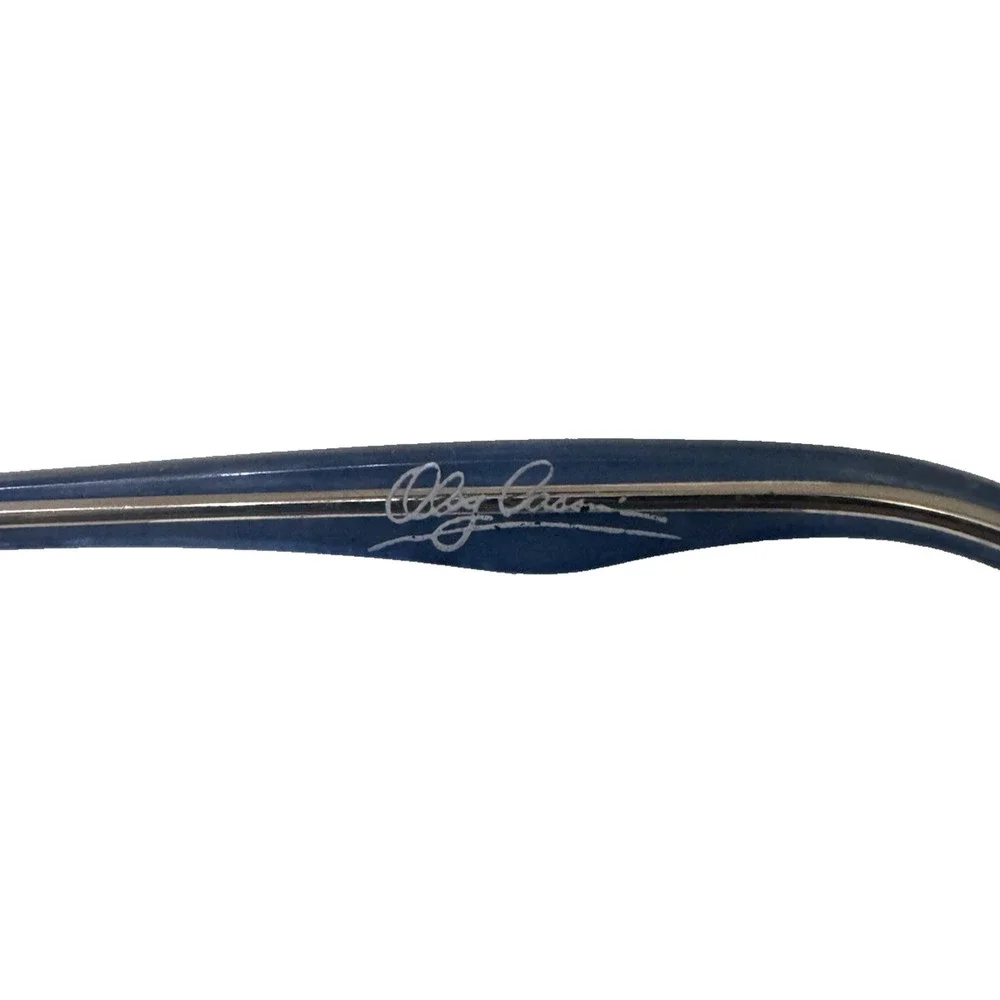 OLEG CASSINI OC 100 BLUE CLEAR WOMENS EYEGLASSES FRAMES 55-18-135